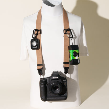 Field Kit Camera Strap 1.25", Adjustable 26-50" + Peak Design Anchors