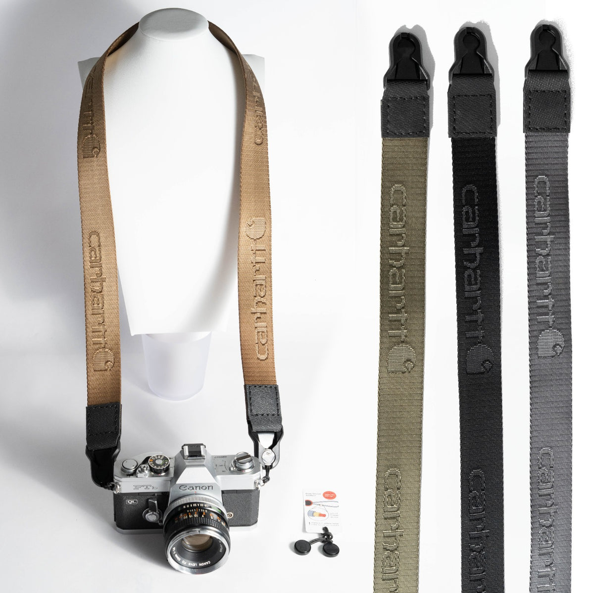 Camera Strap Made from a Carhartt Belt, 42" x 1.5" + Peak Design Anchors