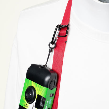 Nylon Camera Strap in 24 Colors, Neck, Lanyard or Wrist + Peak Design Anchors