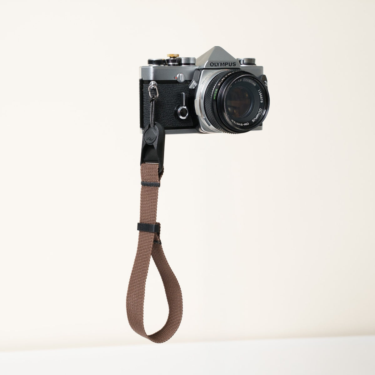 Brown Nylon Camera Strap, Neck, Lanyard or Wrist + Peak Design Anchors