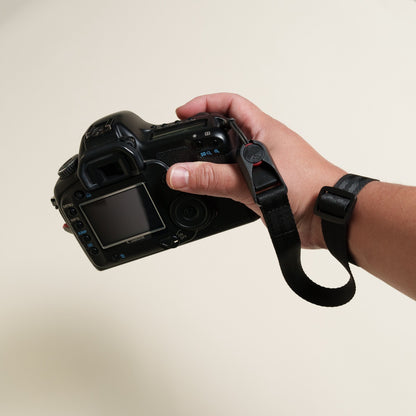 Quick Release Camera Strap Set, Silver 30-50" Neck + Black 18" Wrist