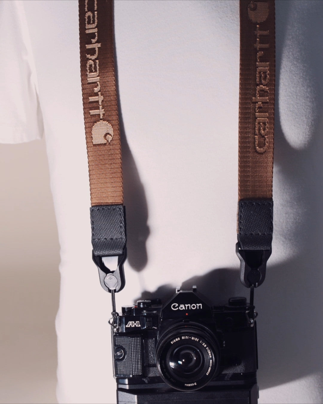 Camera Strap Made from a Carhartt Belt, 42" x 1.5" + Peak Design Anchors