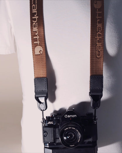 Camera Strap Made from a Carhartt Belt, 42" x 1.5" + Peak Design Anchors