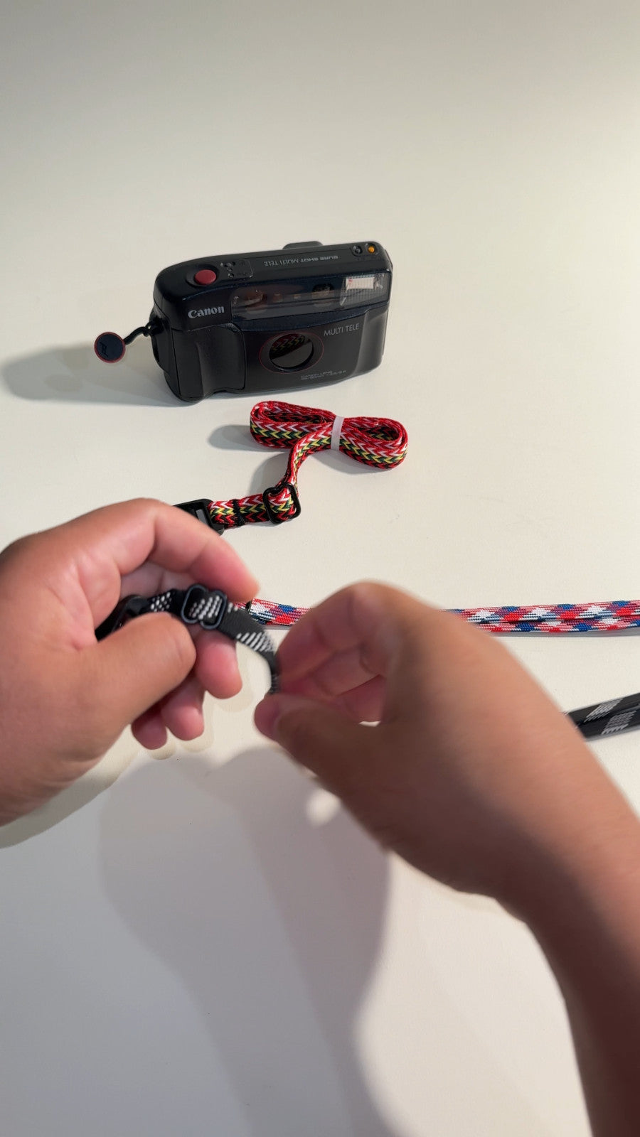 Slim Pocket Camera Lanyard, Adjustable Neck or Wrist + Peak Design Anchor