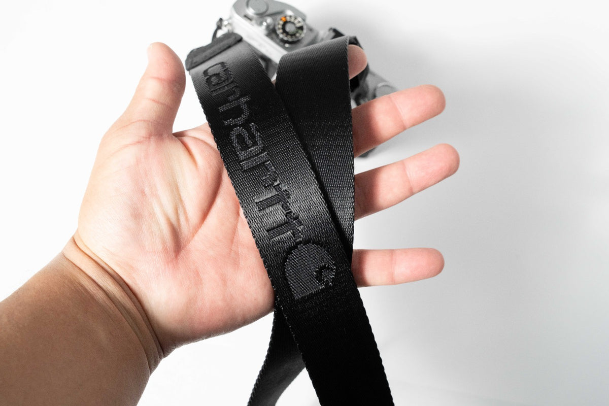 Camera Strap Made from a Carhartt Belt, 42" x 1.5" + Peak Design Anchors