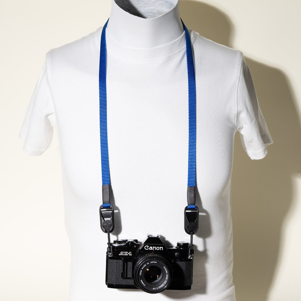 Slim Nylon Camera Strap 38" x 1/2", 4 Colors, Peak Design Anchors or Clasp Mounts