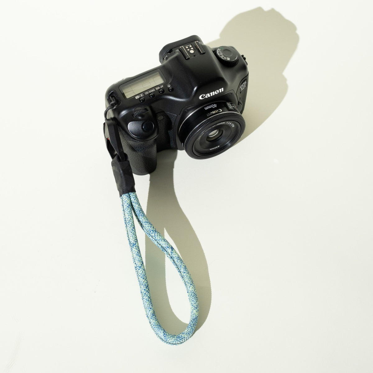 Glacier Blue & Teal Rope Camera Strap, Neck or Wrist + Peak Design Anchors