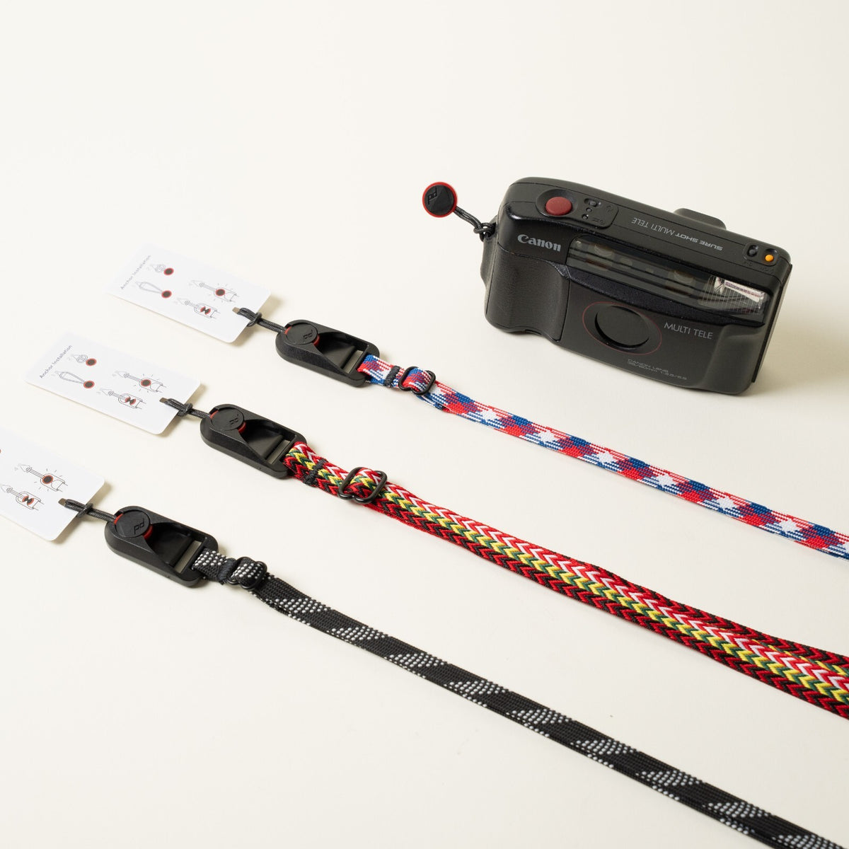 Slim Pocket Camera Lanyard, Adjustable Neck or Wrist + Peak Design Anchor