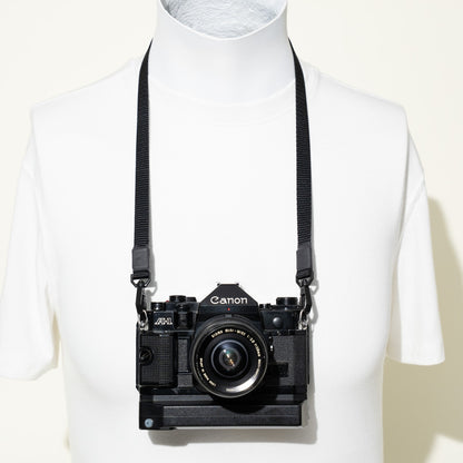 Slim Nylon Camera Strap 38" x 1/2", 4 Colors, Peak Design Anchors or Clasp Mounts