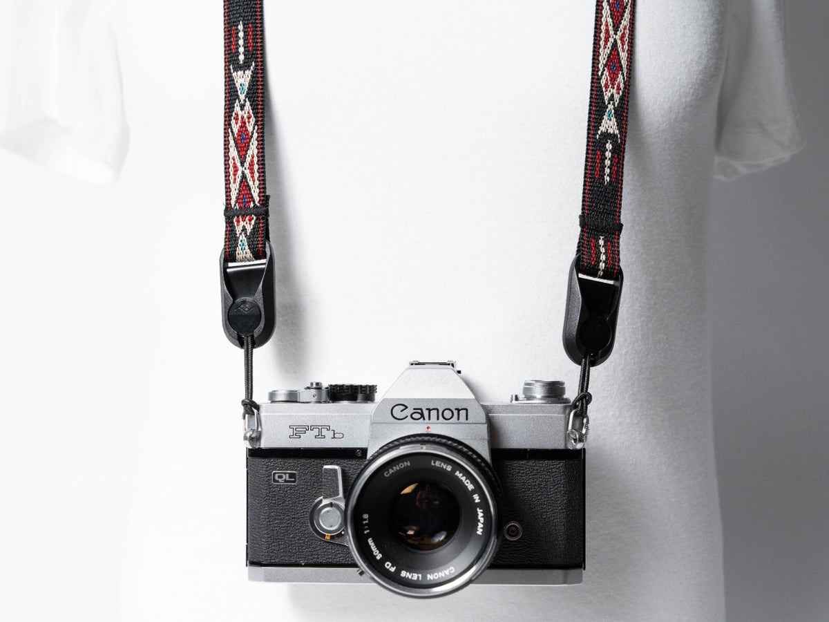 Desert Night Southwest Camera Strap 36", 3/4" Nylon Webbing + Peak Design Anchors