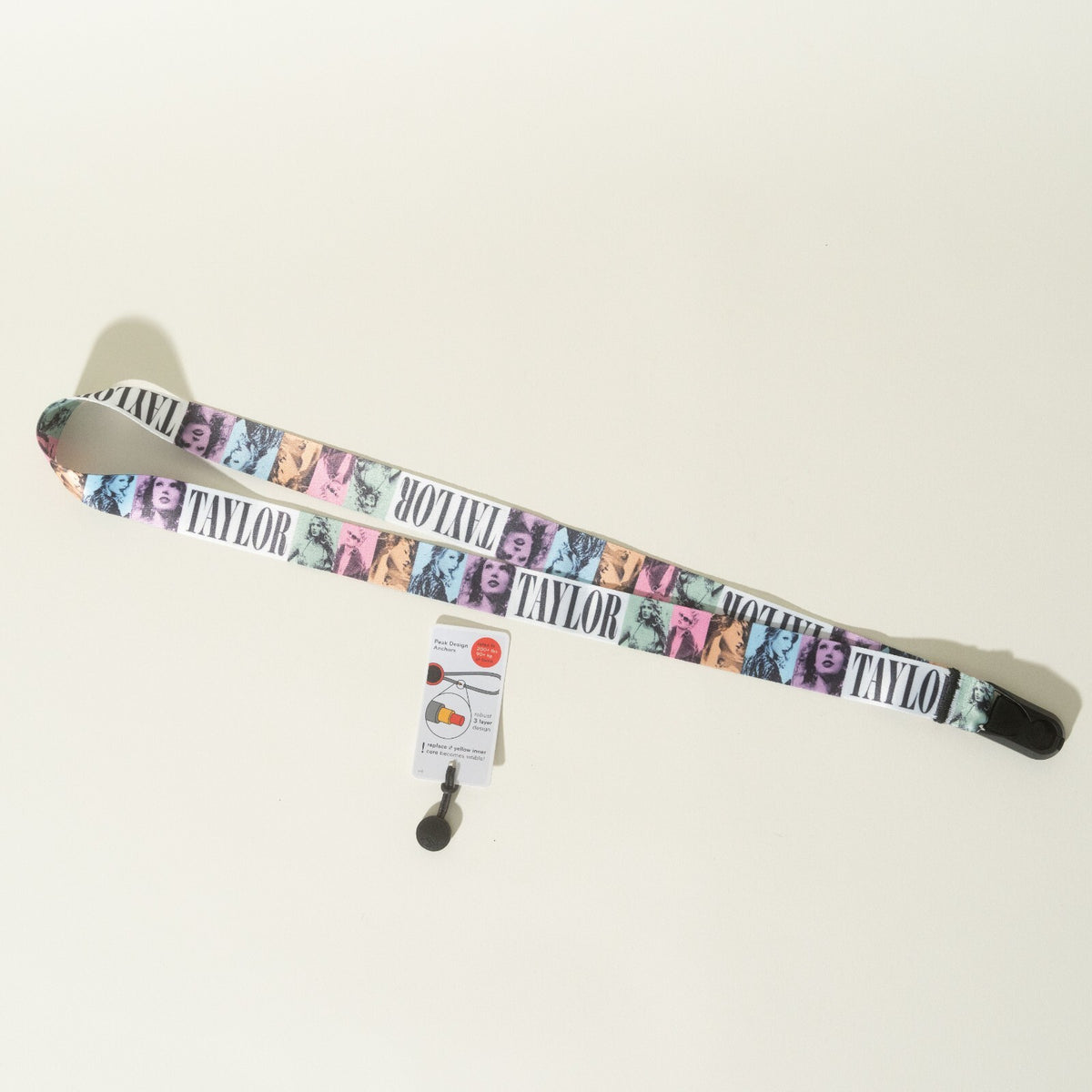 Taylor-Inspired Pocket Camera Lanyard, 1" x 38" + Peak Design Anchor