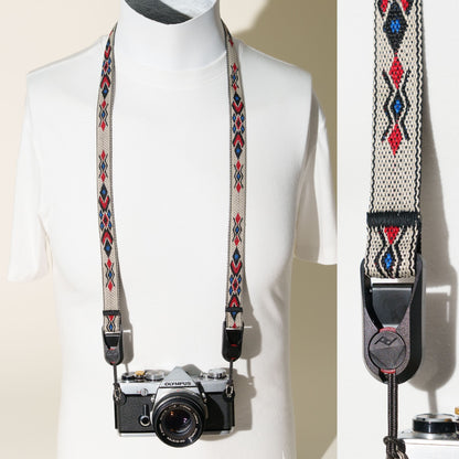 Desert Sun Southwest Camera Strap 40", Nylon Webbing + Peak Design Anchors