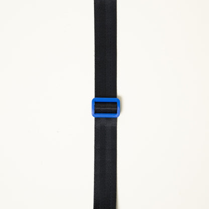 Black Nylon Camera Strap 1.25" with Color Tri-Glide + Peak Design Anchors