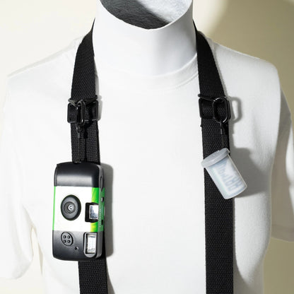 Dual-Tier Camera Strap 38-50", Nylon or Cotton + 4 Peak Design Anchors