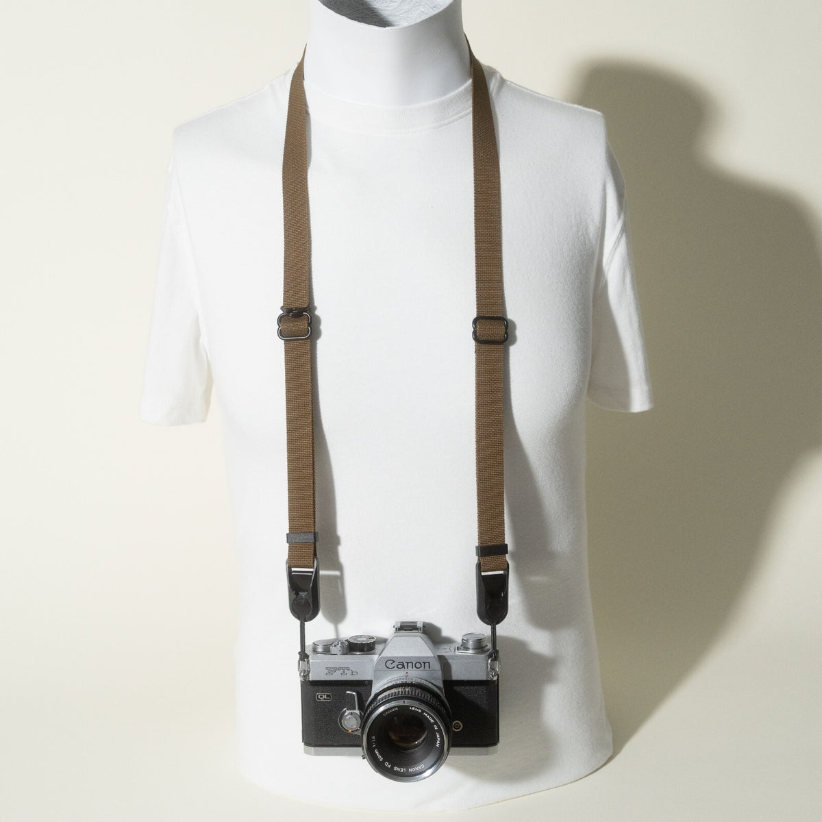 Coyote Copper Dual Adjustable Camera Strap 30-52", D-Ring + Peak Design Anchors