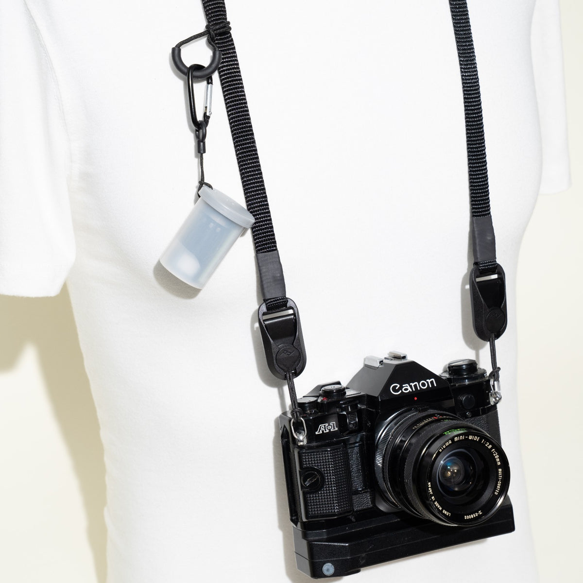 Slim Nylon Camera Strap 38" x 1/2", 4 Colors, Peak Design Anchors or Clasp Mounts