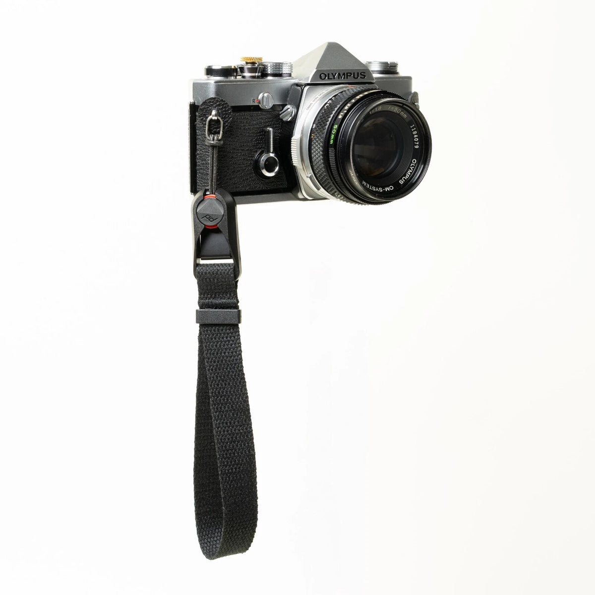 Cotton Camera Strap, Black, Red or Yellow, Neck 28-52" or Wrist + Peak Design Anchors