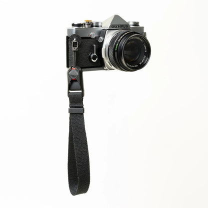 Cotton Camera Strap, Black, Red or Yellow, Neck 28-52" or Wrist + Peak Design Anchors