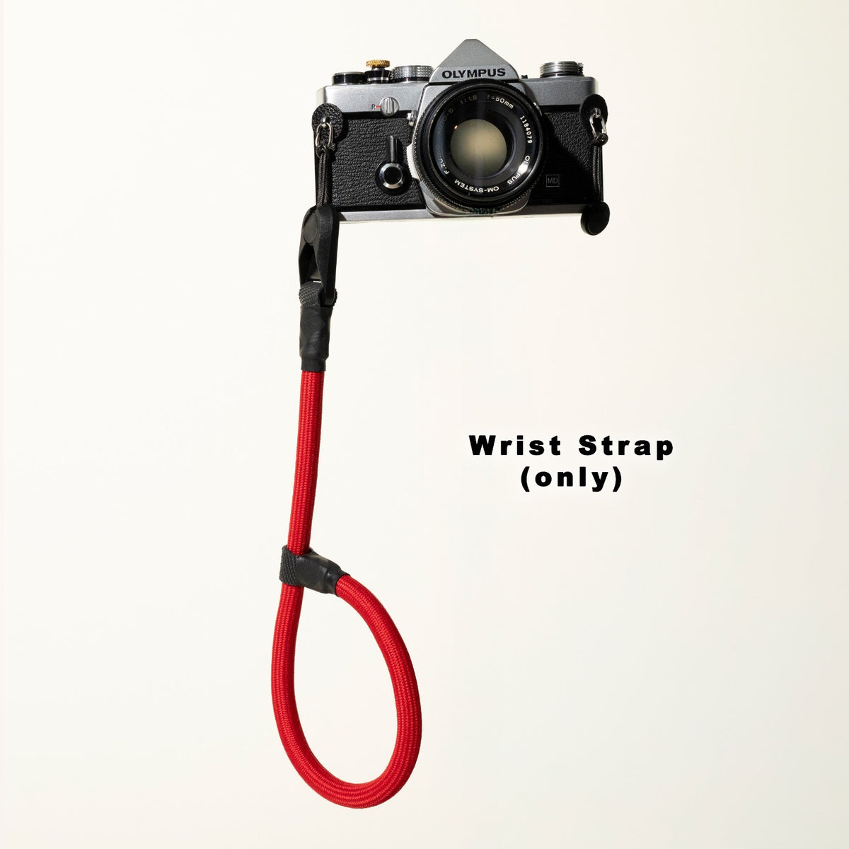 Climbing Rope Camera Strap, Red, Black or Blue, Neck 42" or Wrist + Peak Design Anchors