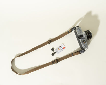 Coyote Copper Dual Adjustable Camera Strap 30-52", D-Ring + Peak Design Anchors