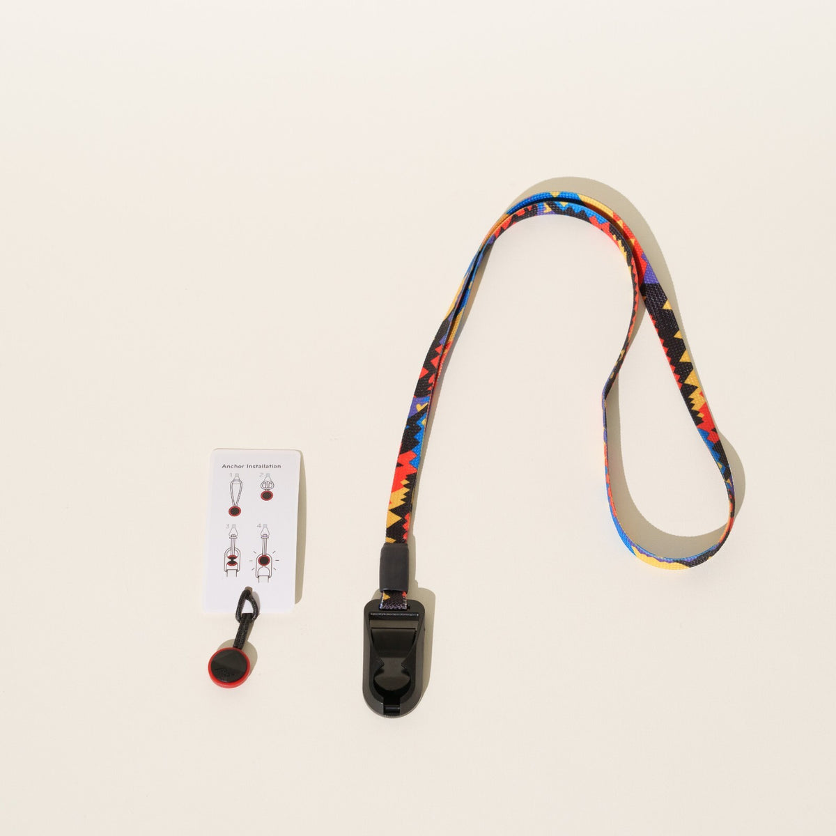 Slim Camera Lanyard for Digicams, Text Book, Dixie or Starry Night + Peak Design Anchor