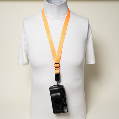 Nylon Camera Strap in 24 Colors, Neck, Lanyard or Wrist + Peak Design Anchors