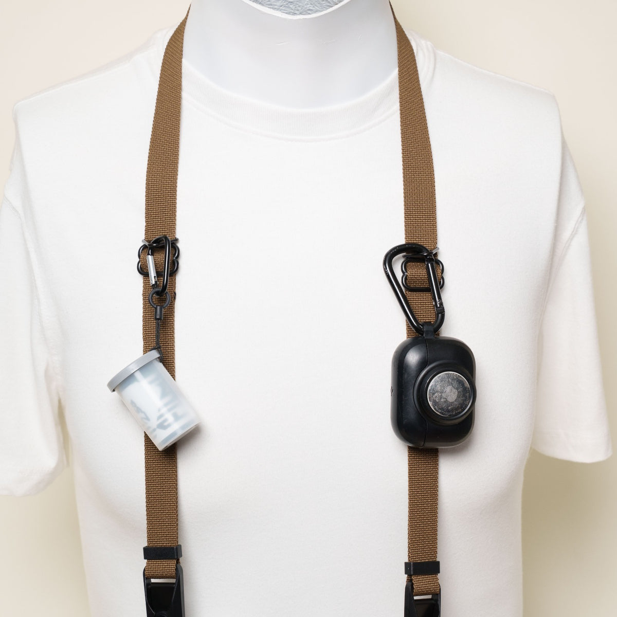 Coyote Copper Dual Adjustable Camera Strap 30-52", D-Ring + Peak Design Anchors
